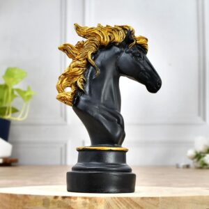 Horse Face Antique Finish Sculpture Art Decor for Home Decor Showpiece
